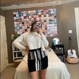 BDG Urban Outfitters Black and White Denim Skirt